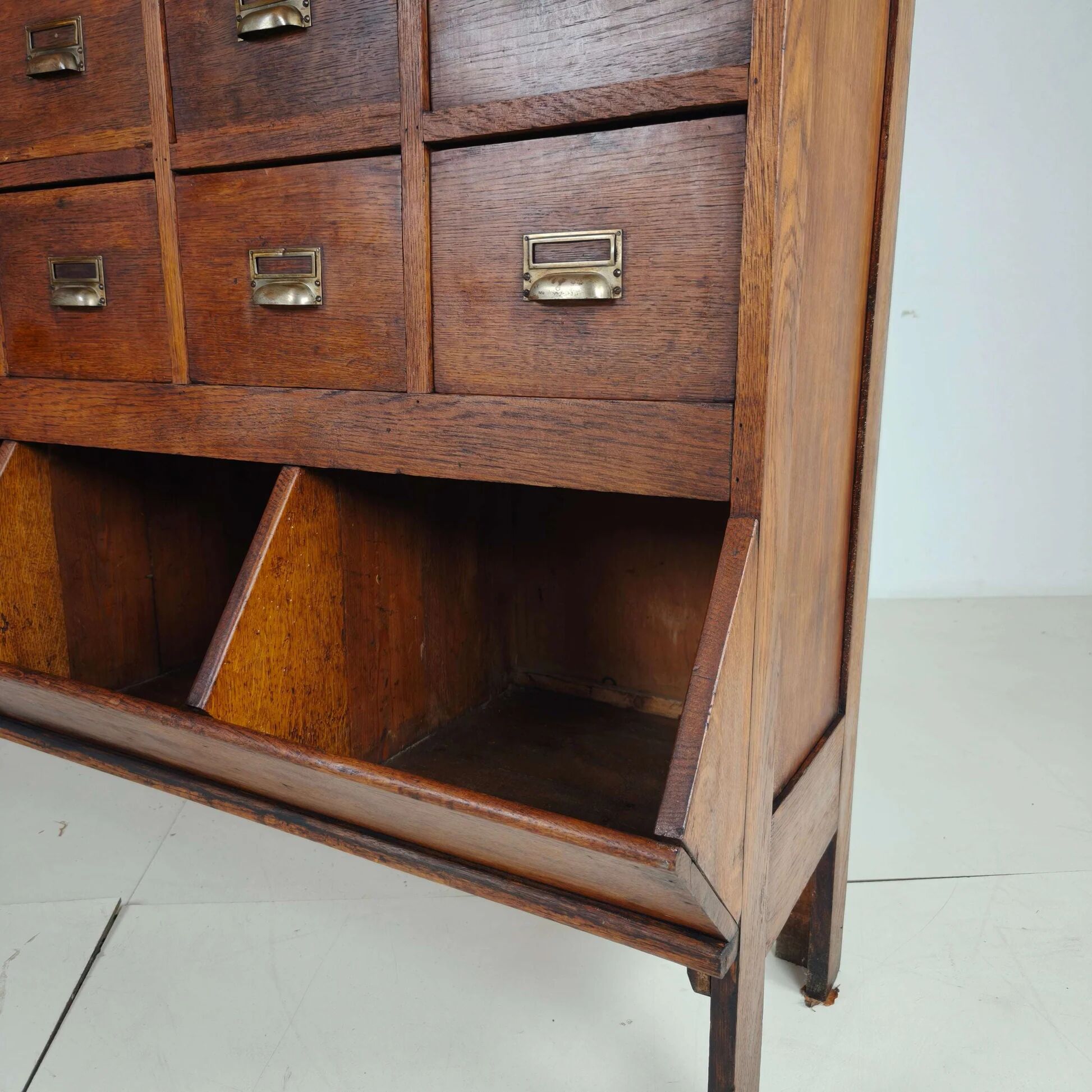 Early 20th century oak apothecary cabinet with 42 drawers