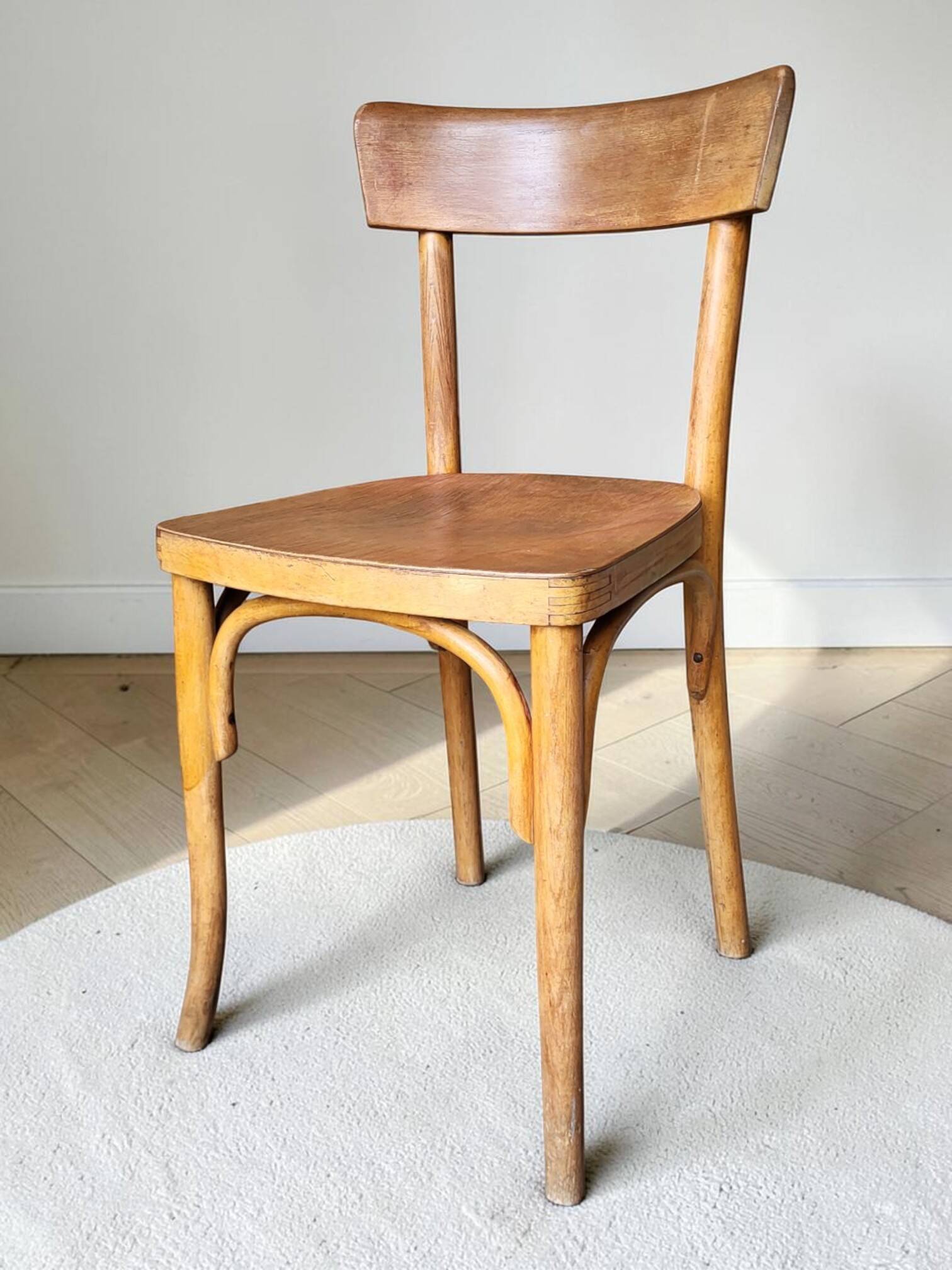 Bentwood bistro chair, Czechoslovakia