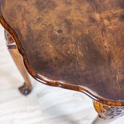 Table basse en noyer vintage, années 1950
