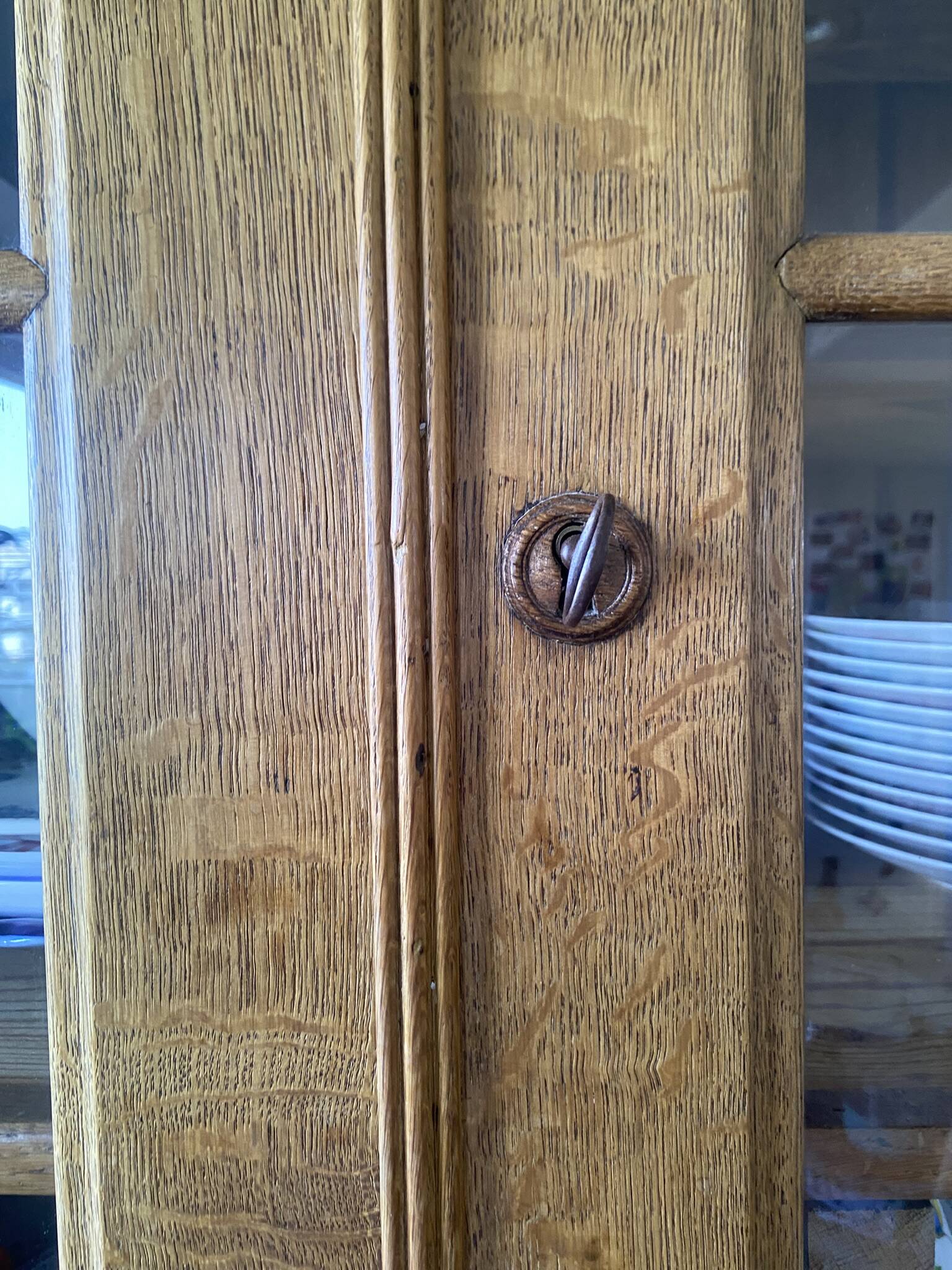 Buffet two bodies in solid oak