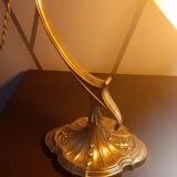 Art deco and bronze lamp
