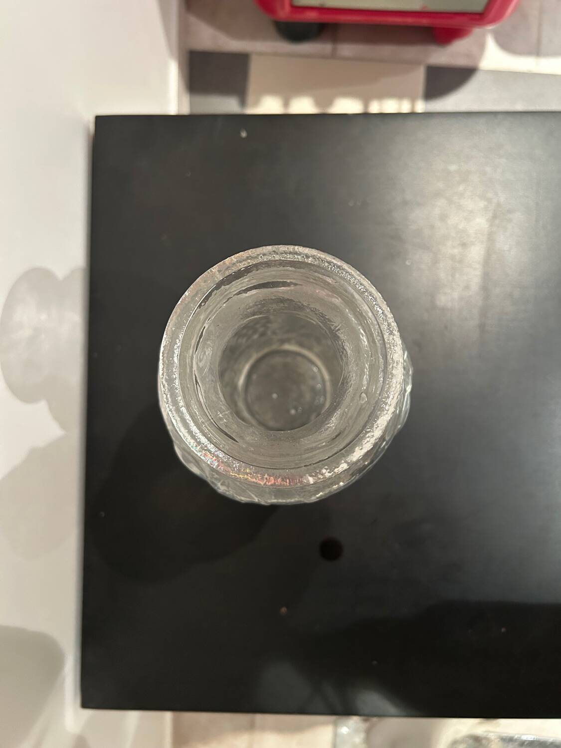 Vase en verre