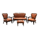 Original Vintage Chesterfield Chippendale Living Room set