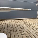 Original Knoll Tulip oval dining table (198cm) Carrara marble