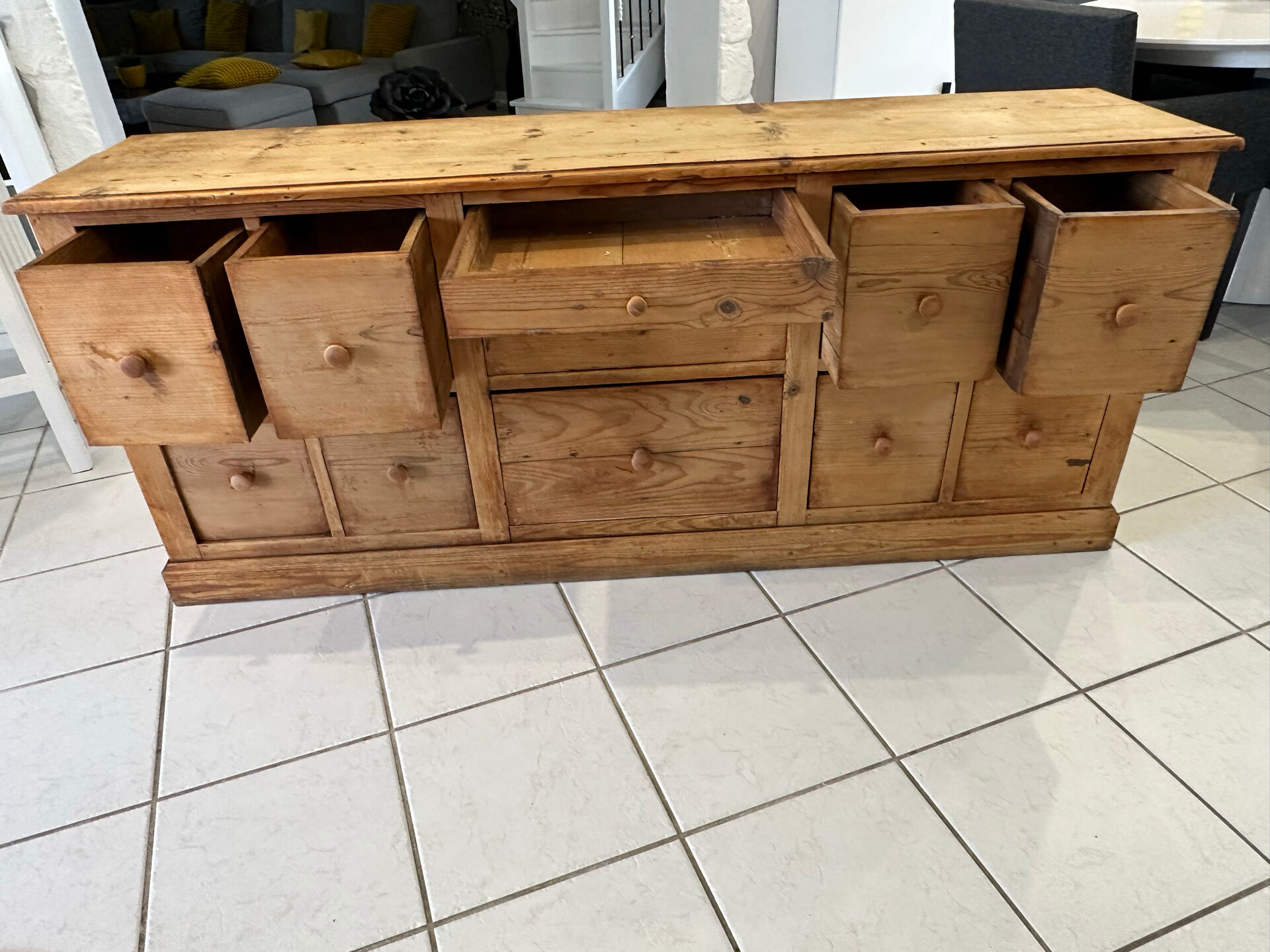 Vintage 1950s workshop sideboard