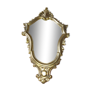 Miroir mural en bois