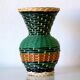Scoubidou vase & glazed terracotta 50's