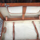 Art deco saddle leather trunk by old england paris