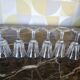 6 old digestive glasses