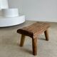Stool in blond teak