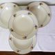 Set of 4 soup plates from the Gien factory, Nice model, in porcelain