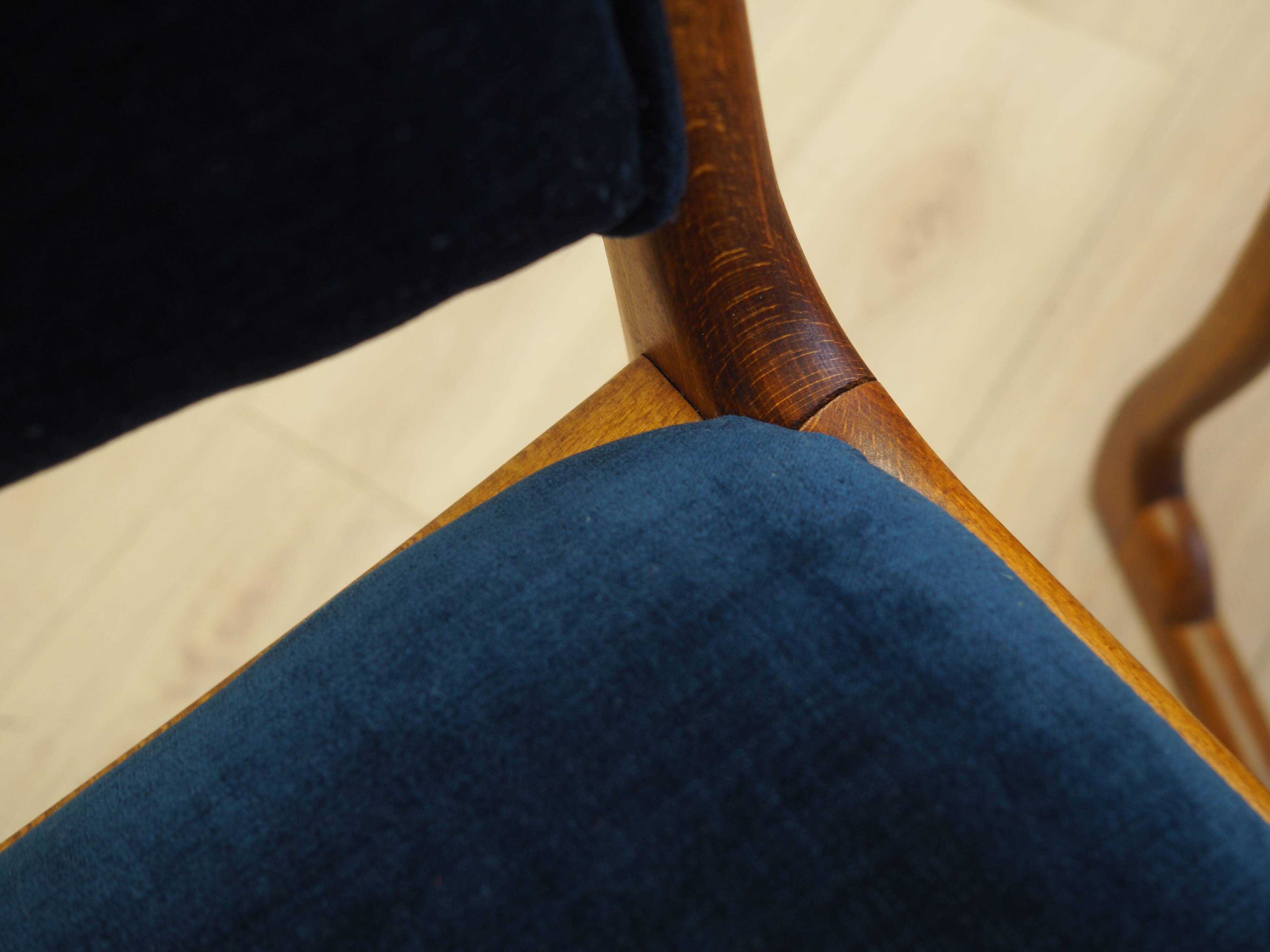 Set of four beech chairs, Danish design, 1950s, designer: Holger Jacobsen,