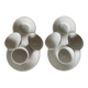 Antique porcelain egg cups Mehun