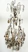 Lustre cage a pandeloques de style Louis XV Fin du XIX siècle