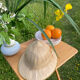 Explorer's hat made of straw