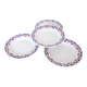 Set of 4 dessert plates, Moulin des Loups