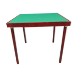 Folding vintage bridge table