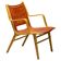 AX chair by Peter Hvidt & Orla Mølgaard-Nielsen, Fritz Hansen, Denmark, 1963