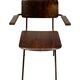 Chaises vintage school années 1960 Eromes