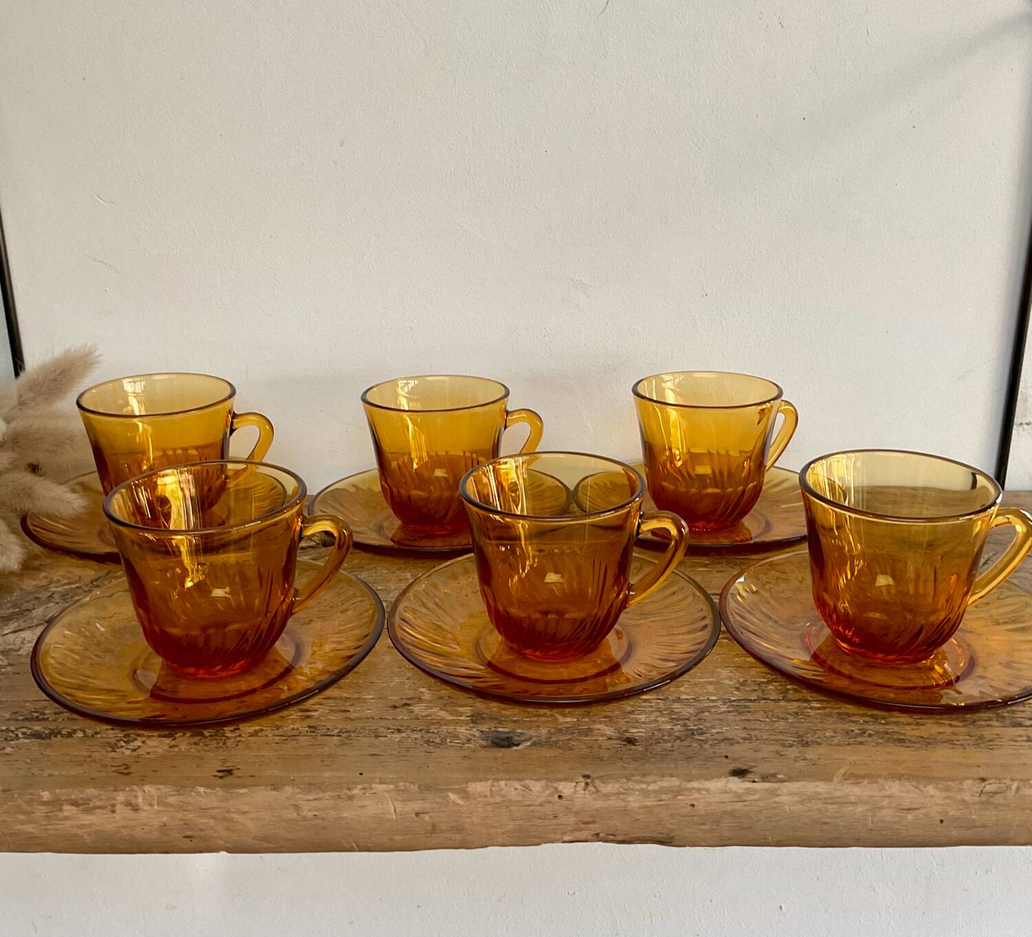 6 espresso cups vereco france