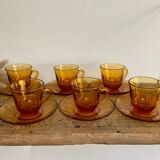 6 espresso cups vereco france