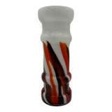 Flamed opaline vase