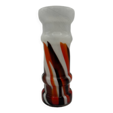Flamed opaline vase