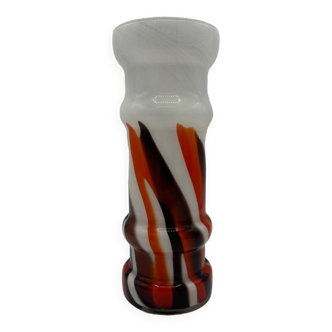 Vase opaline flammée