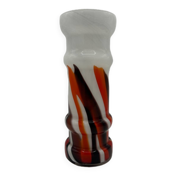 Vase opaline flammée