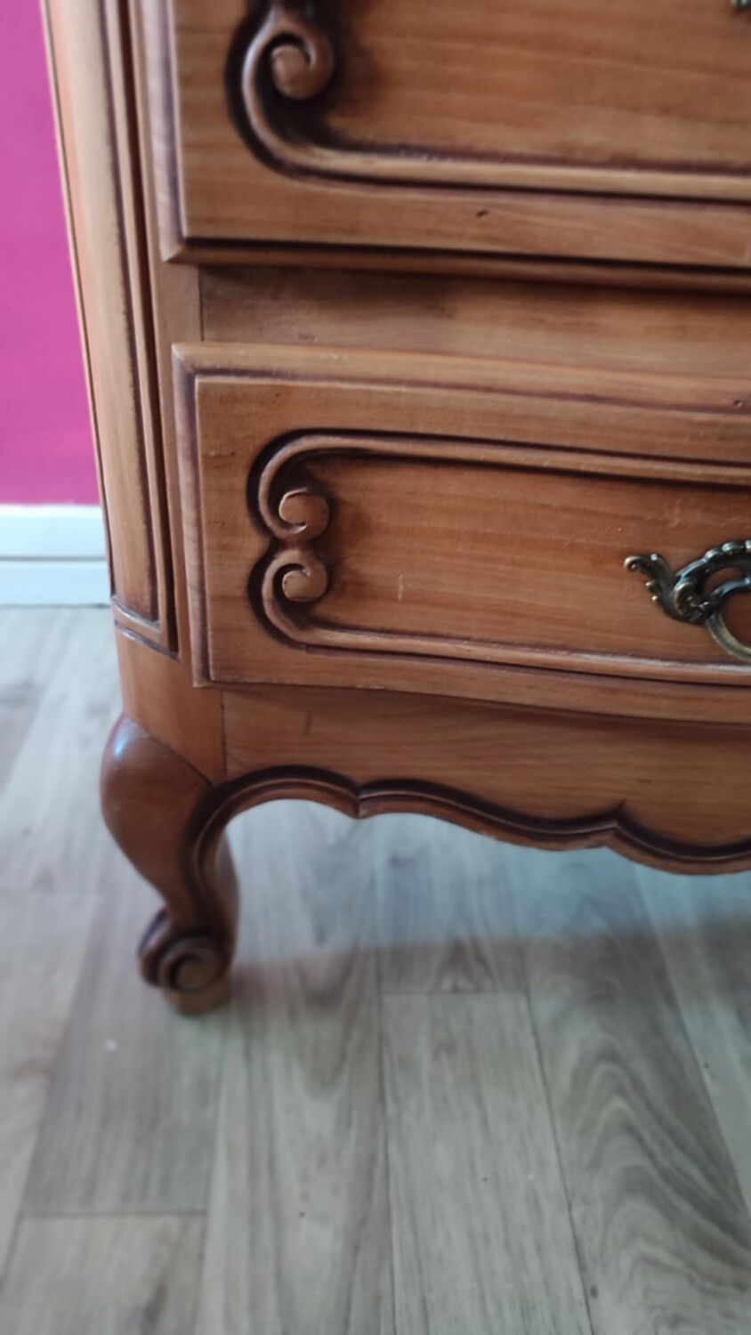 Vintage wooden chest of drawers storage unit