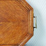 Art Deco wooden serving tray