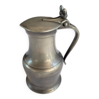 Pewter pitcher