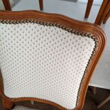 Lot de 4 Chaises Vintage Style Louis XV / Louis Philippe