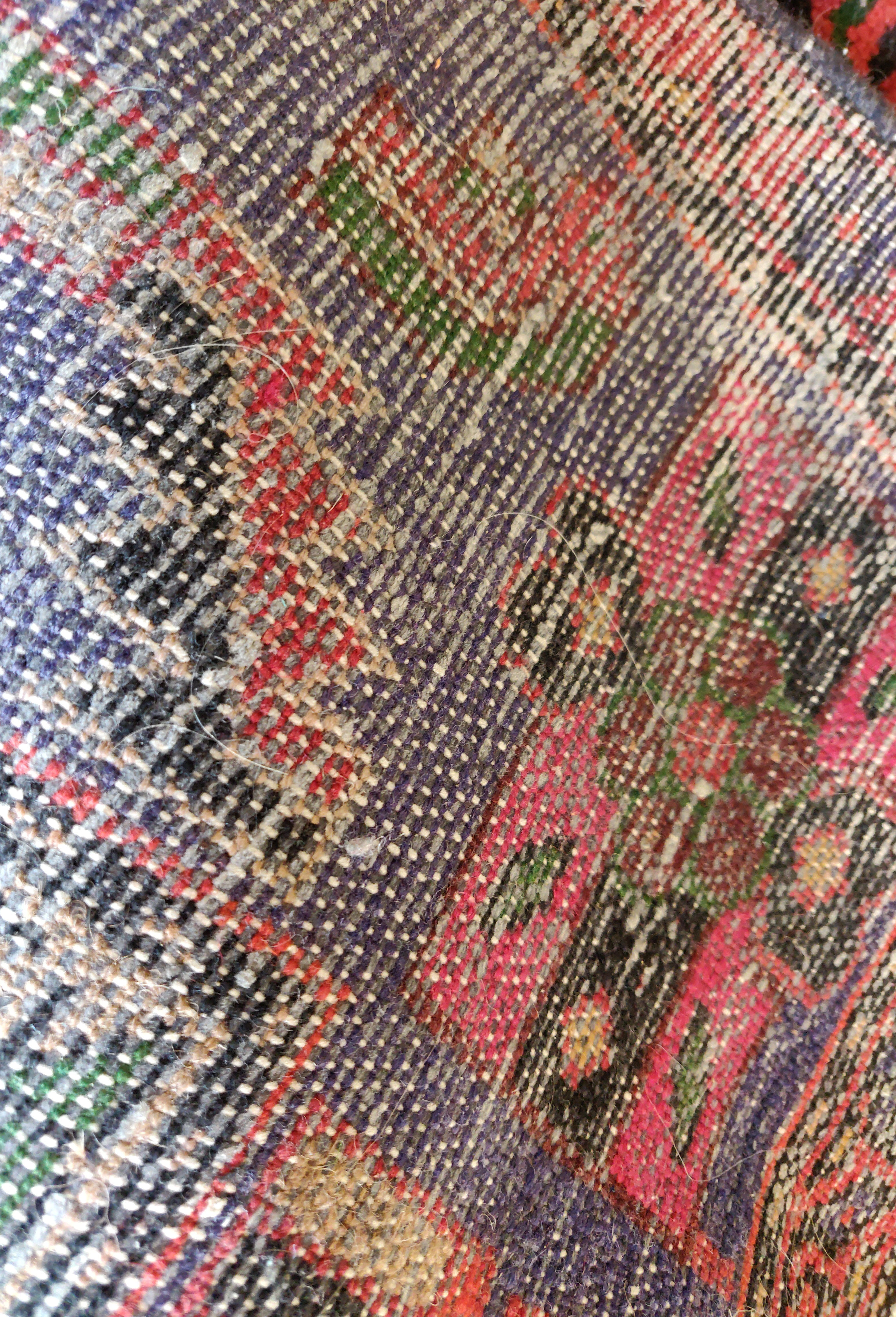 Moroccan handmade wool rug 215 cm x 120 cm