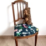Chaise Louis XVI style Napoléon III art nouveau