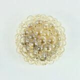 Large Mid Century Bubble Glass Ceiling Light By H. Tynell for Limburg 1960s