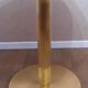 Table marble square diam. 80 cm brass brass brass foot brass
