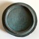 Green-blue enameled ceramic (stoneware) candy box with mermaid decoration, mid-20th century