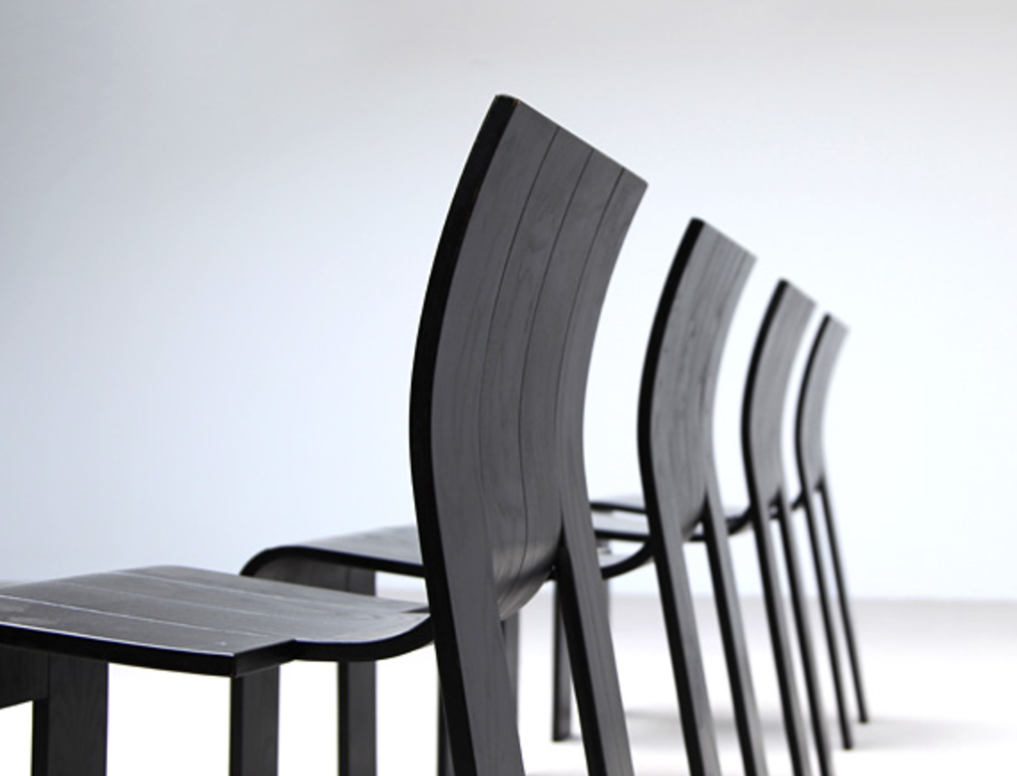 Set of 4 chairs by Gijs Bakker 1970