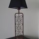 Wrought iron lamp 1980