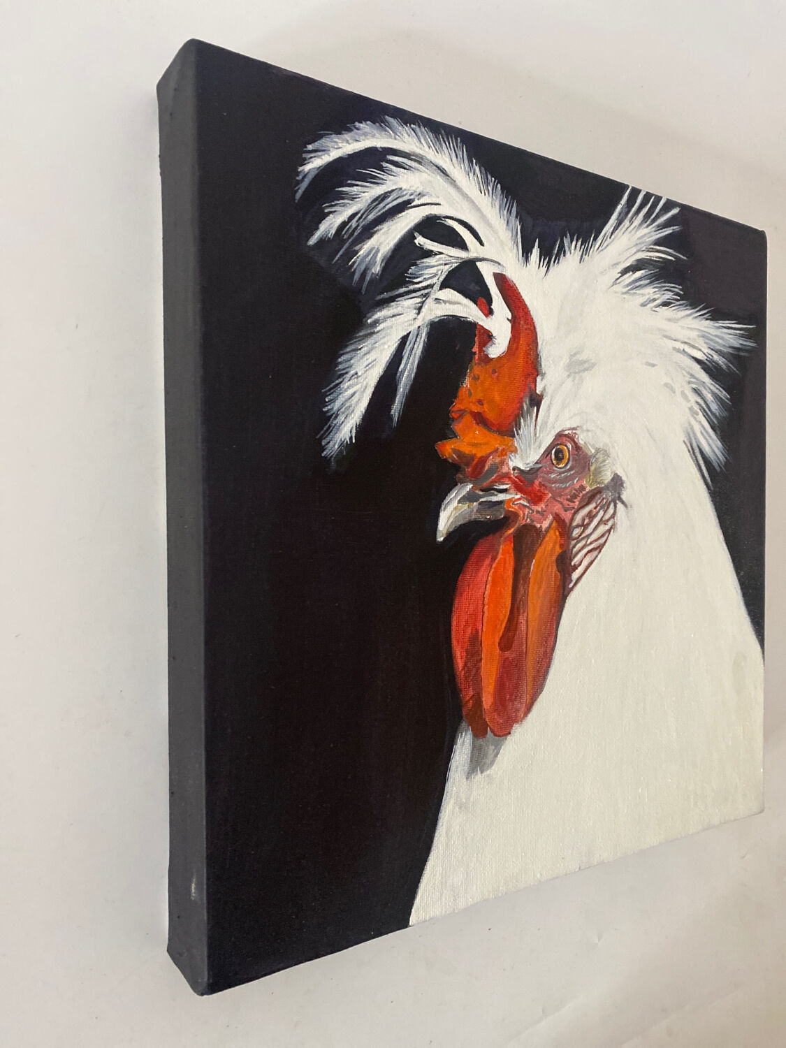 Coq - contemporary oil painting on canvas