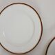 6 white porcelain dinner plates