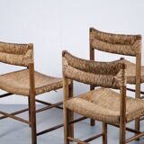 4 Dordogne chairs from the 60s, Robert Sentou