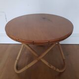Rattan coffee table from the 60s