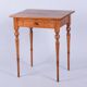 Biedermeier Side Table in Ash and Elm, Czech, 1810s
