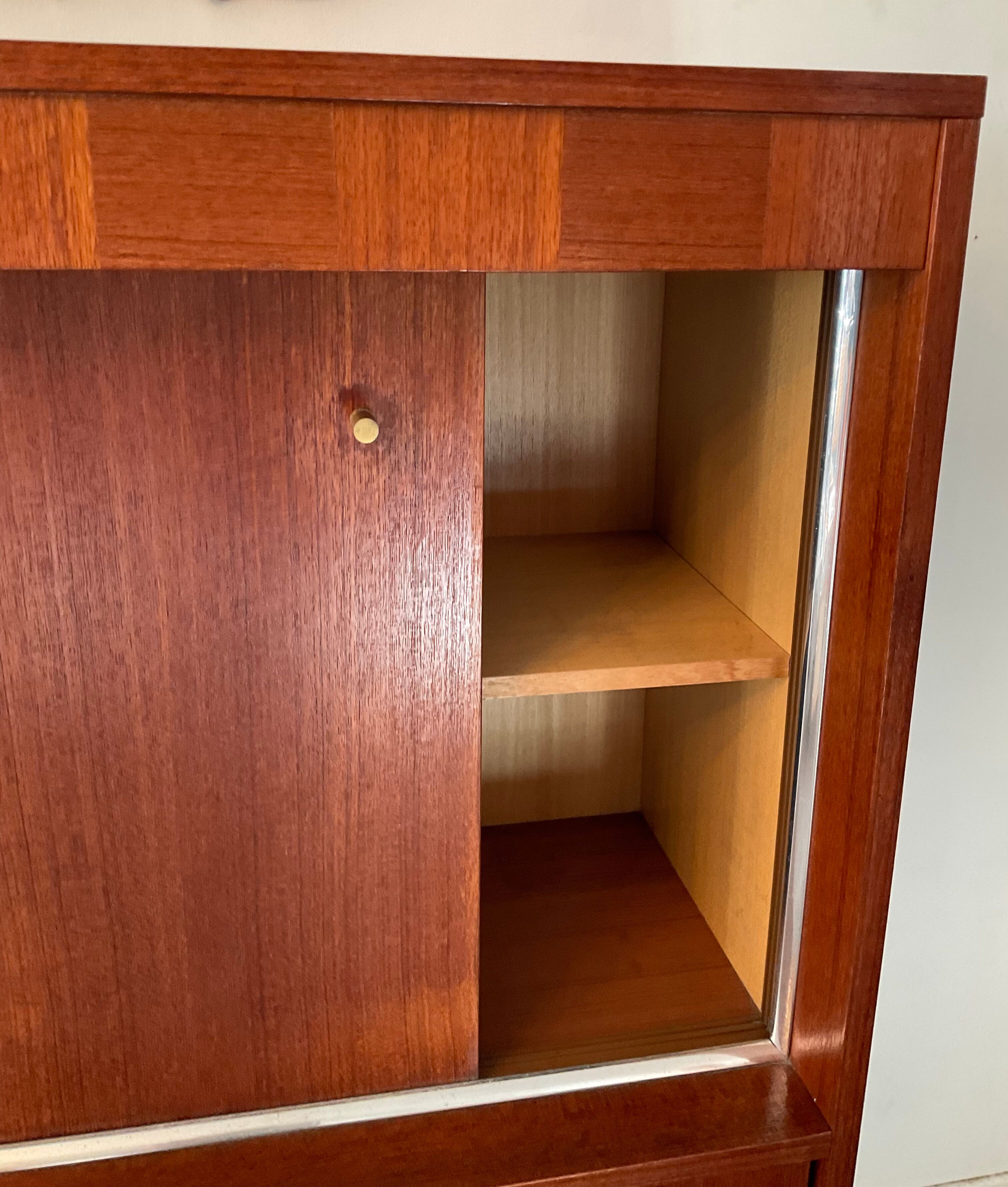 Scandinavian teak bar from the 60s and 70s