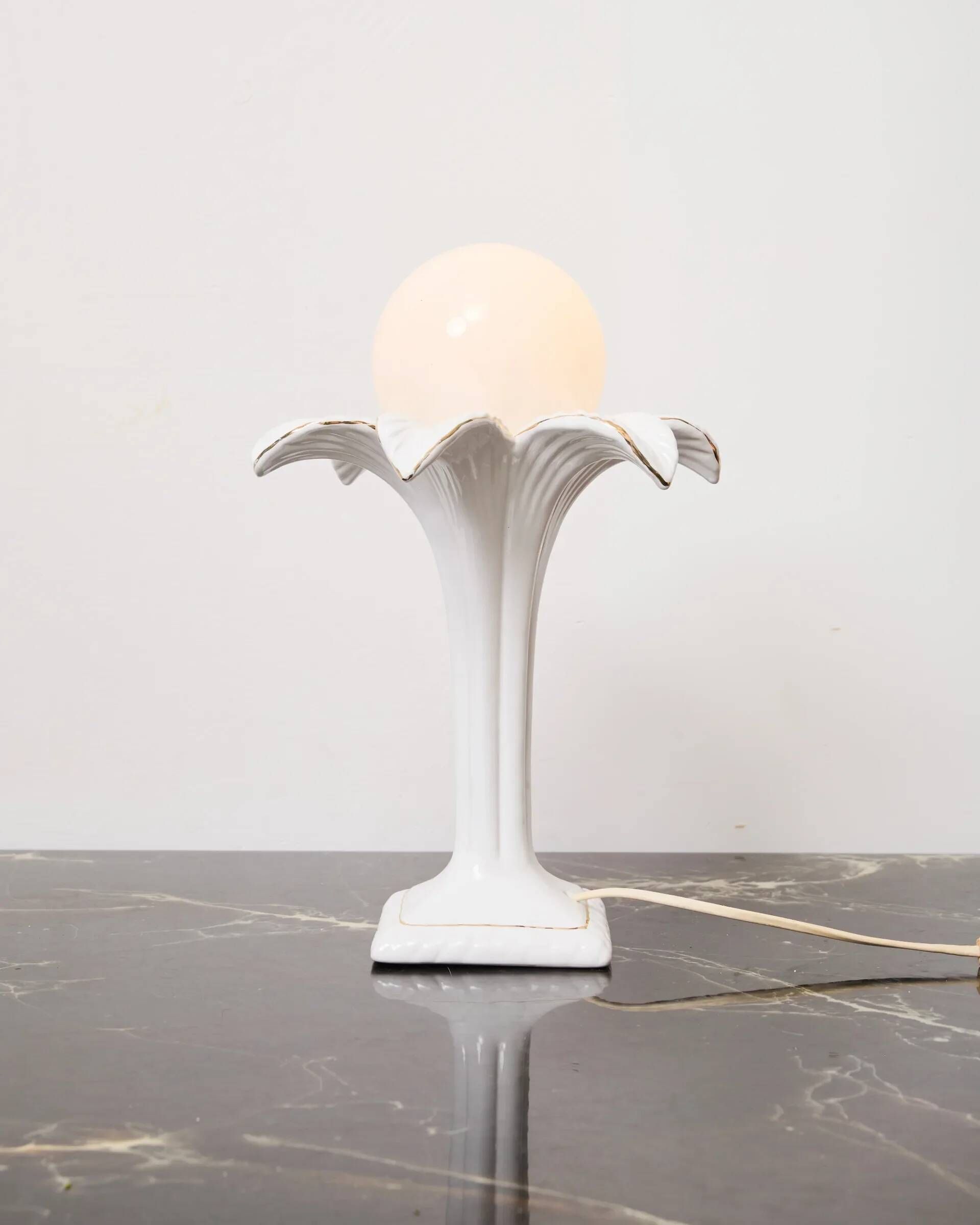 Palm tree-shaped lamp, France, 1980s