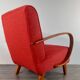 Pair of H262 Armchairs by Jindrich Halabala, Czech Art Deco 1940s