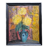 Tableau HST nature morte, école de Paris, post-impressionnisme de style fauvisme, signé - 1907