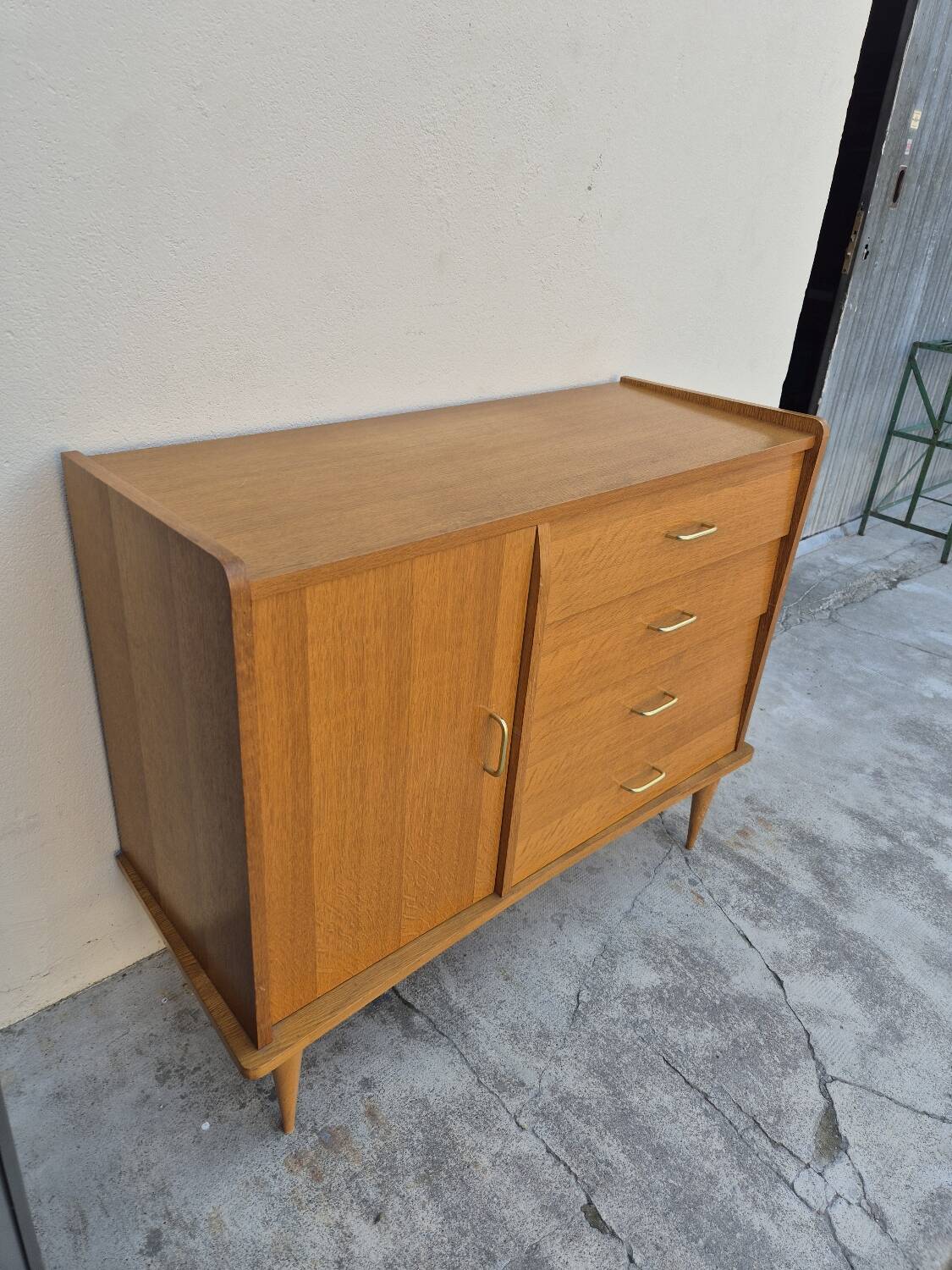 Enfilade very commode vintage 1950s oak